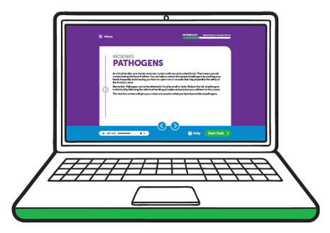 Food Handler Certification for Business page computer icon